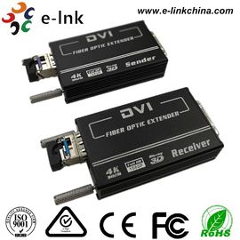 4K * 2K DVI Video To Fiber Converter SM10-80KM Default 1.4km EDID Support 1 SFP Port