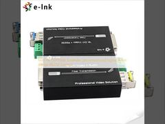 미니 4K DVI 광섬유 연장기 비압축 신호 80km 범위 RS232 제어