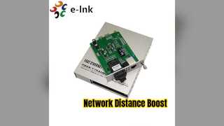 광섬유 미디어 변환기로 네트워크 2KM 확장