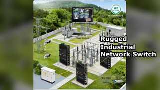 산업용 이더넷 스위치 4 포트 100FX 중복 전원