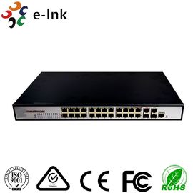 SFP/RJ45 Managed Network Switch 24 Port 10/100/1000 Base-T 2 Port 1000 Base