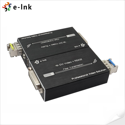 4K DVI Over Fiber Extender, Long-Distance, Uncompressed Signal Transmission