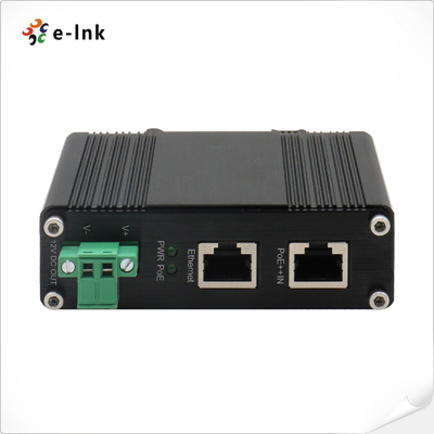 Industrial Gigabit PoE splitter Support for Security Monitoring Systems