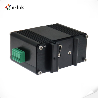 Mini Industrial High Power 90W 802.3bt PoE Gigabit Ethernet Switch IP40 Rated and DIN-rail Mountable