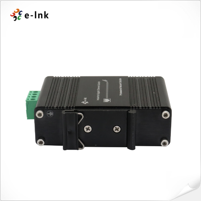 Compact Industrial PoE+ Ethernet Switch with Voltage Booster and SC Port 90W
