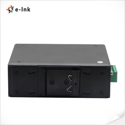 Industrial DIN Rail Switch 8 Port Gigabit PoE 2 SFP Fanless -40°C to 80°C