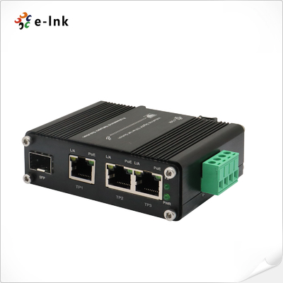 Gigabit Industrial Switch 4 Port With Voltage Booster 12-48VDC