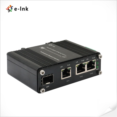 Gigabit Industrial Switch 4 Port With Voltage Booster 12-48VDC