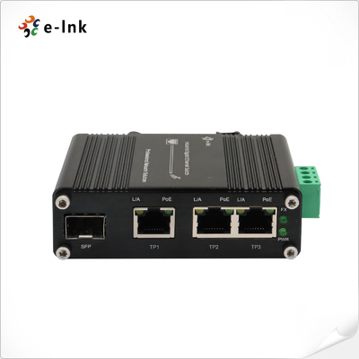 Gigabit Industrial Switch 4 Port With Voltage Booster 12-48VDC